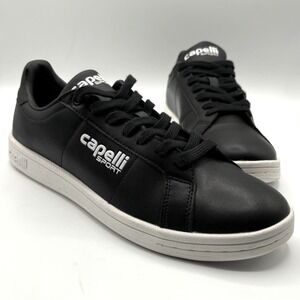 CAPELLI Sport Sneakers Size Men's 10/Women's 11.5 Black Leather Shoes NWOB